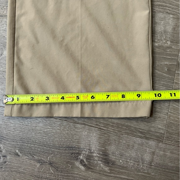 Adidas Tan Golf Athletic Chino Pants Classic Style Men’s 44 stretch button waist - Picture 8 of 16